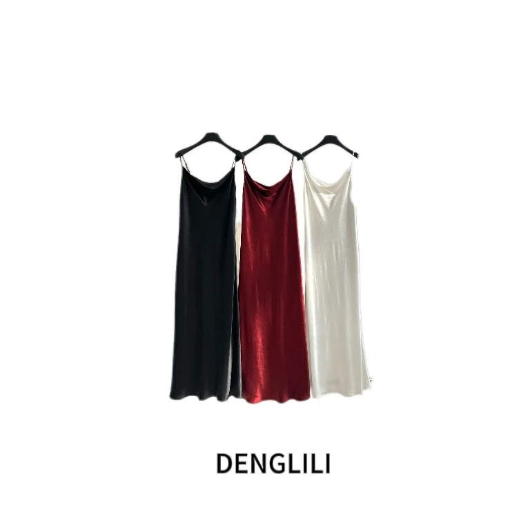 里里SHOWROMM醋酸吊带连衣裙198576