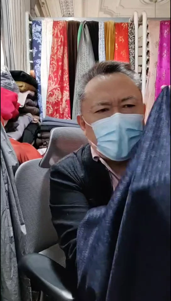 黑蓝大千鸟格图案布料