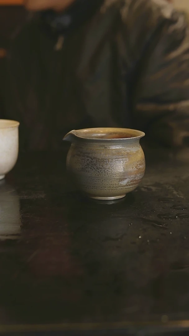 【闪购商品】景德镇柴烧裸烧陶瓷茶杯0152
