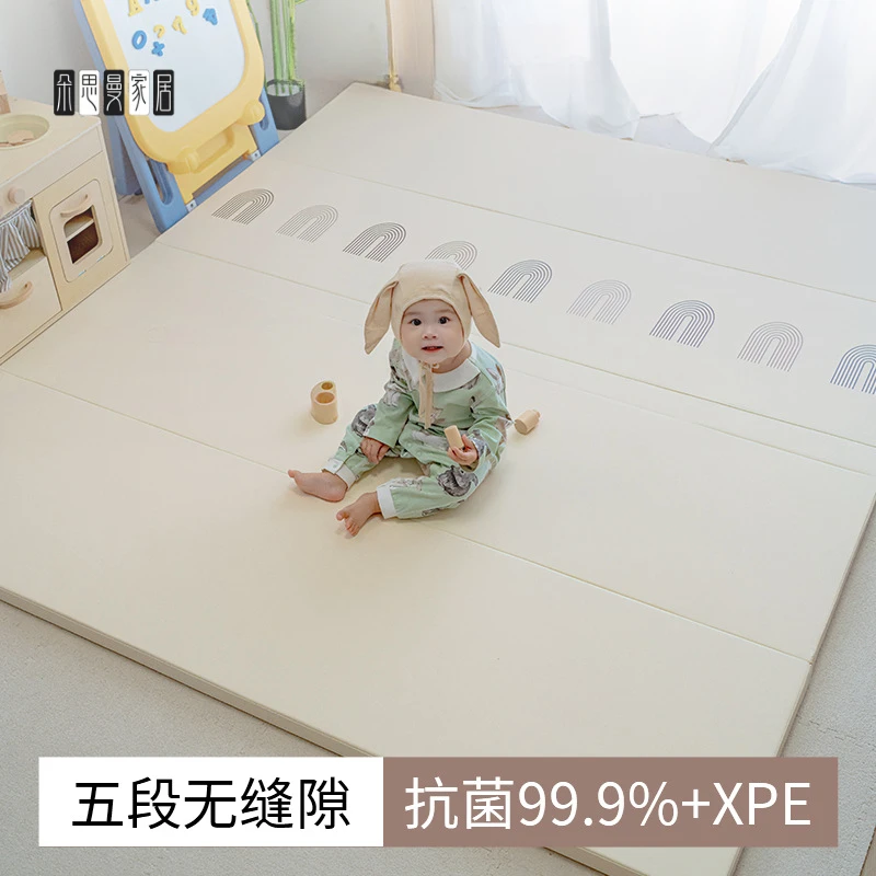 朵思曼XPE宝宝PU爬行垫加厚4cm婴儿童客厅折叠垫地垫环保围栏爬爬