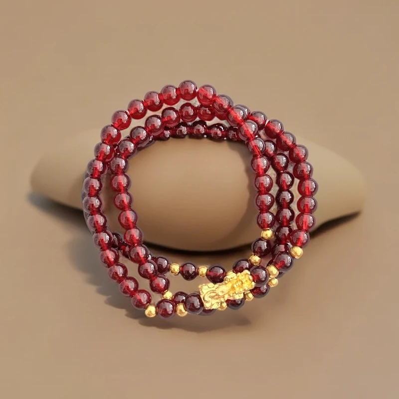 B261-精品时尚国际奢饰瑰宝貔貅妈妈链配礼盒