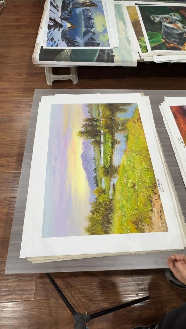 油画【78号】约90*60丨朝鲜原创纯手绘孤品油画丨顺丰包邮