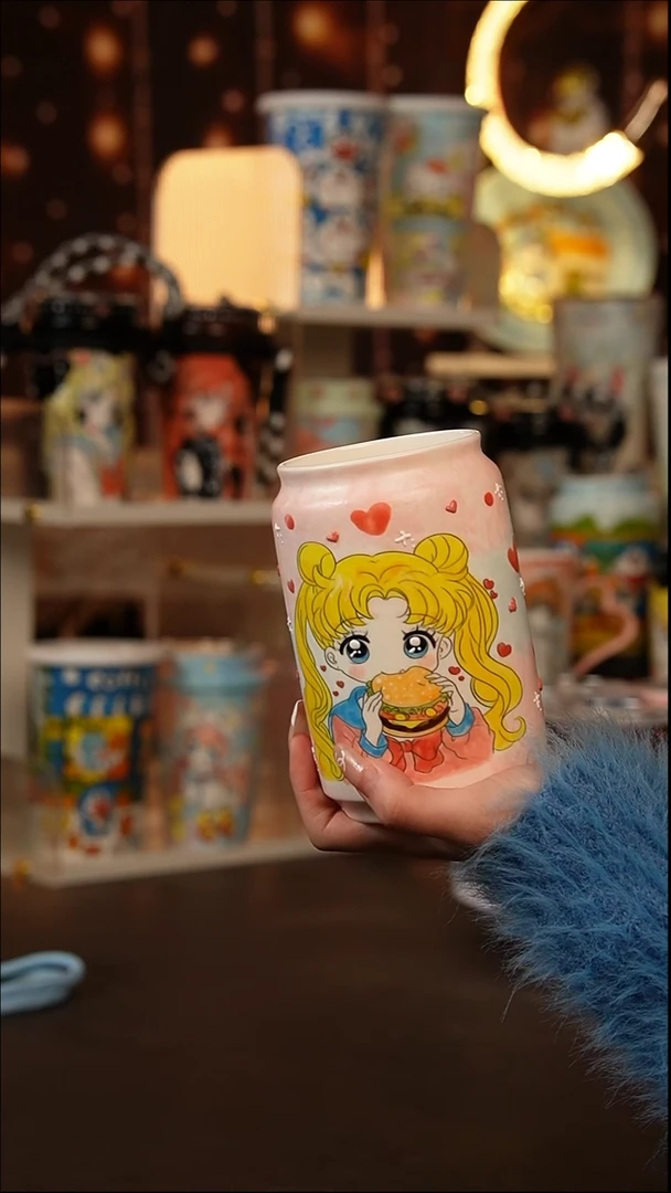 （玉泥）景德镇手工手绘文创陶瓷杯