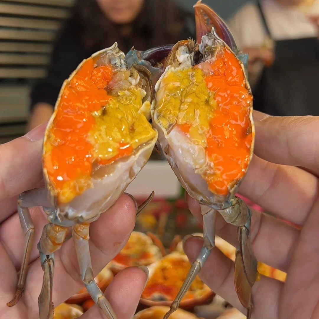 【拍4送2】青蟹·红膏母蟹 包活包有膏有肉（不要放冰箱保鲜）HM