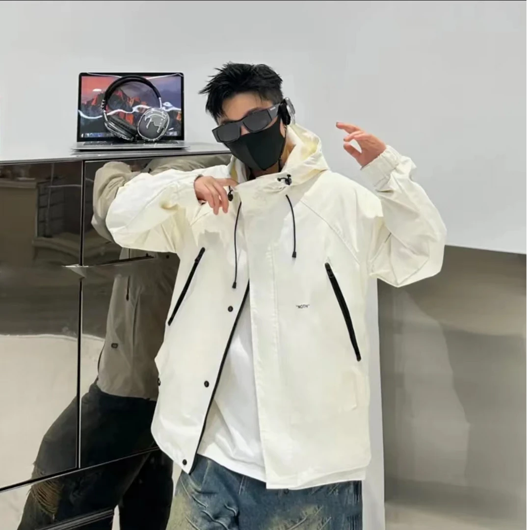 8810-秋款上新外套工装连帽时尚休闲百搭宽松外套夹克