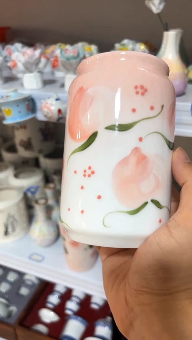 微瑕手绘景德镇餐饮具玲珑