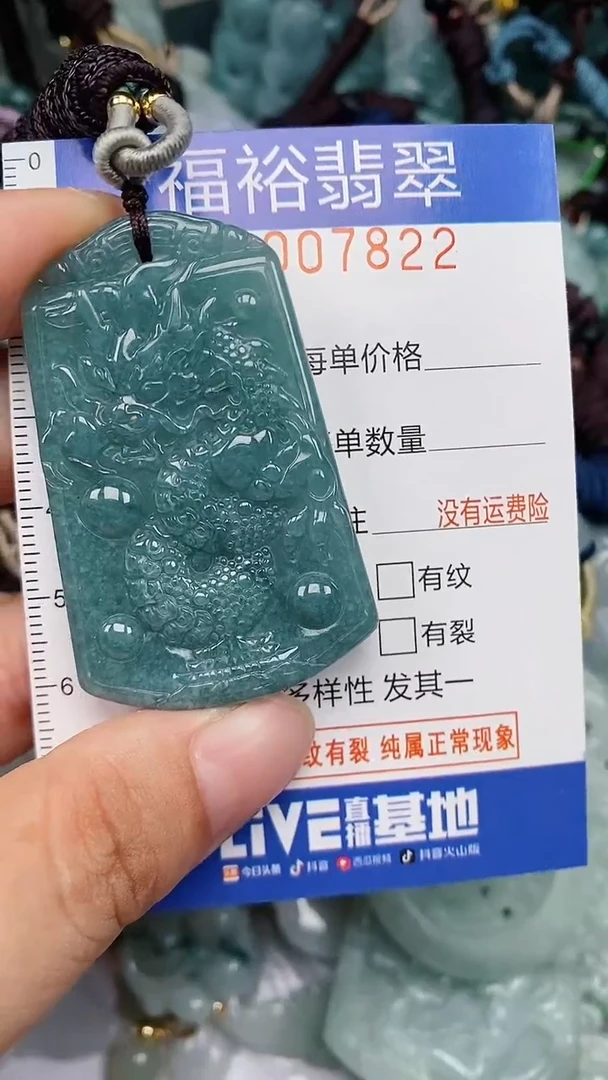 翡翠未镶嵌颈饰...0007822