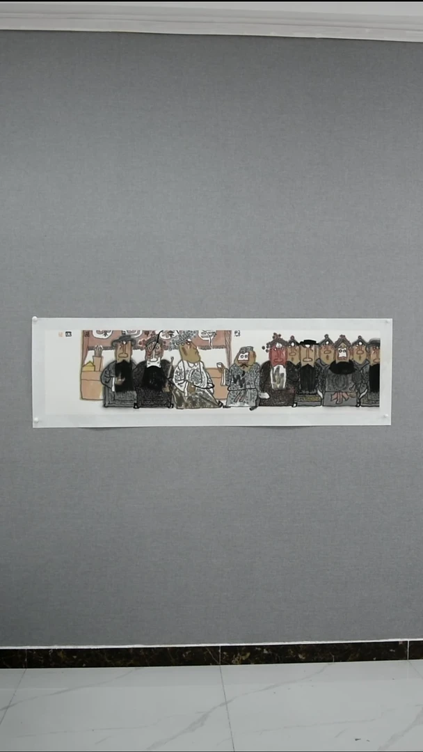 【闪购商品】绘画郭建国-人物-4平尺长条-03