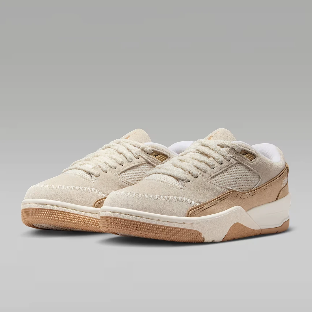 Nike/耐克官方正品AJ FC福来鞋男女同款米棕板鞋流光风IB4414-120