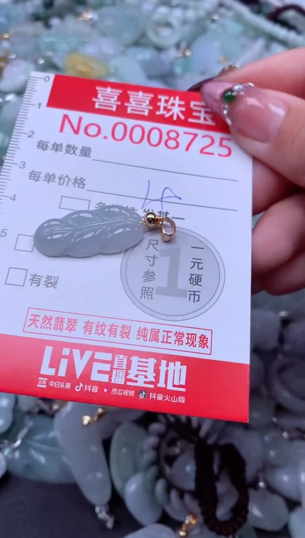 颈饰未镶嵌翡翠8725