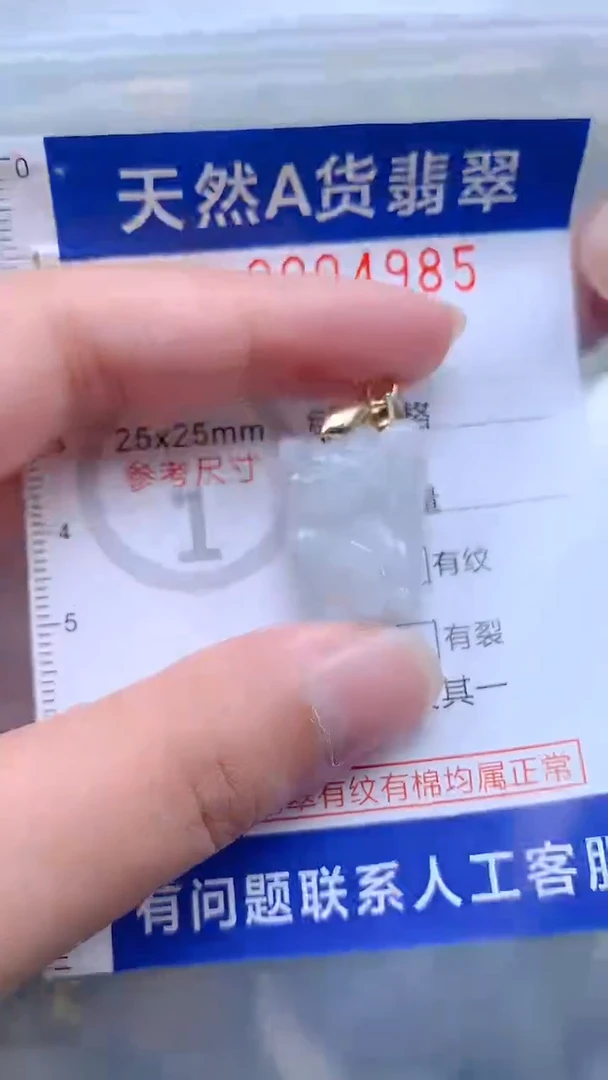 翡翠未镶嵌吊坠(不含链)1