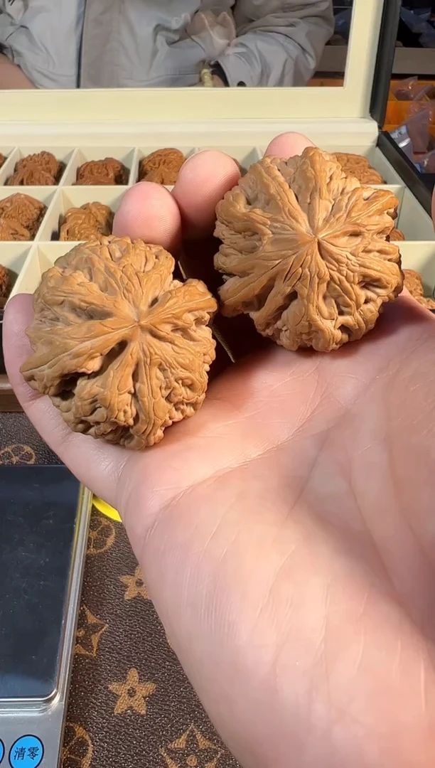 把件核桃46尺全品大粗筋头货