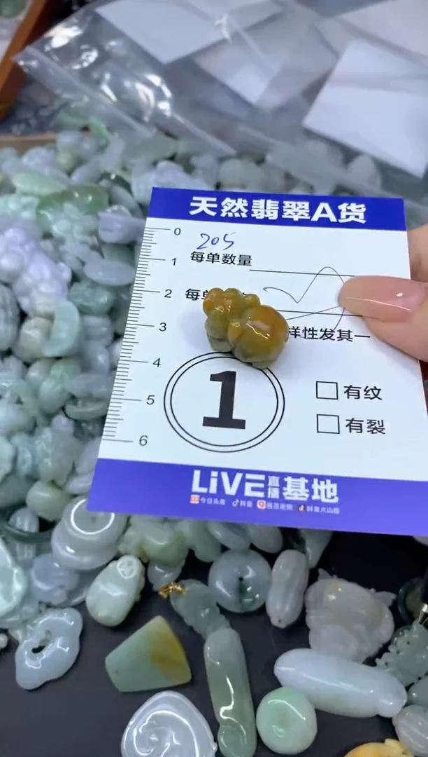 颈饰未镶嵌翡翠天然翡翠A货批量多样性发一件