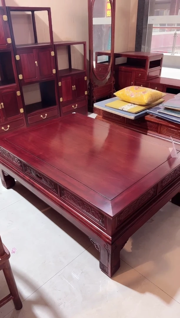 【闪购商品】非洲酸枝木大平几（单个）