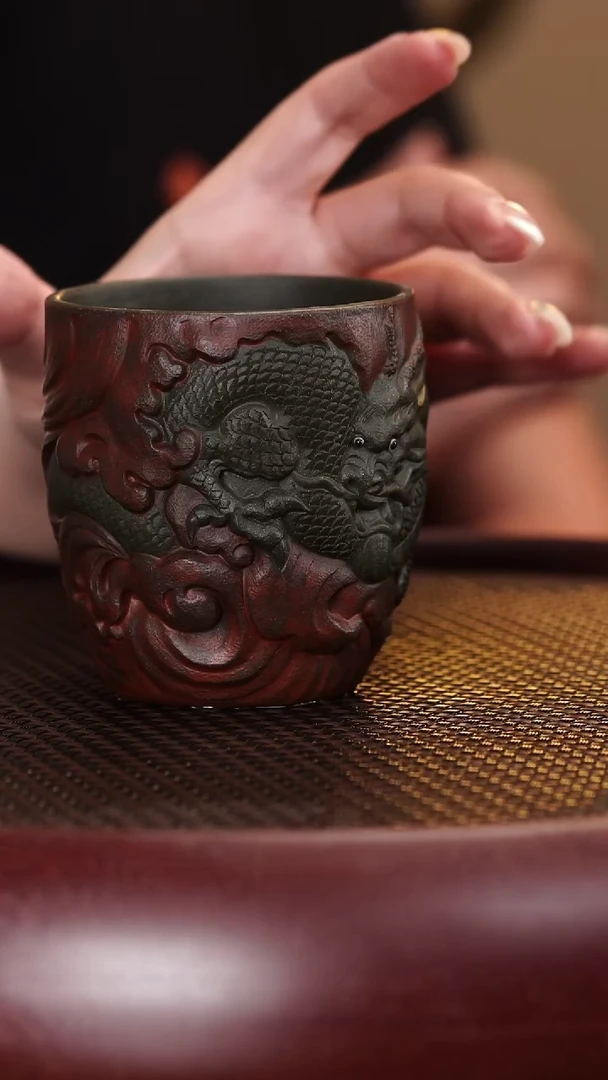 茶壶紫砂73GSB龙腾四海主人杯