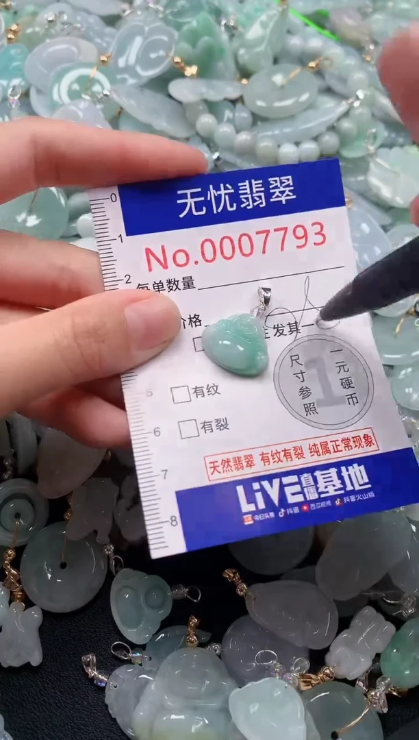 颈饰未镶嵌翡翠7793
