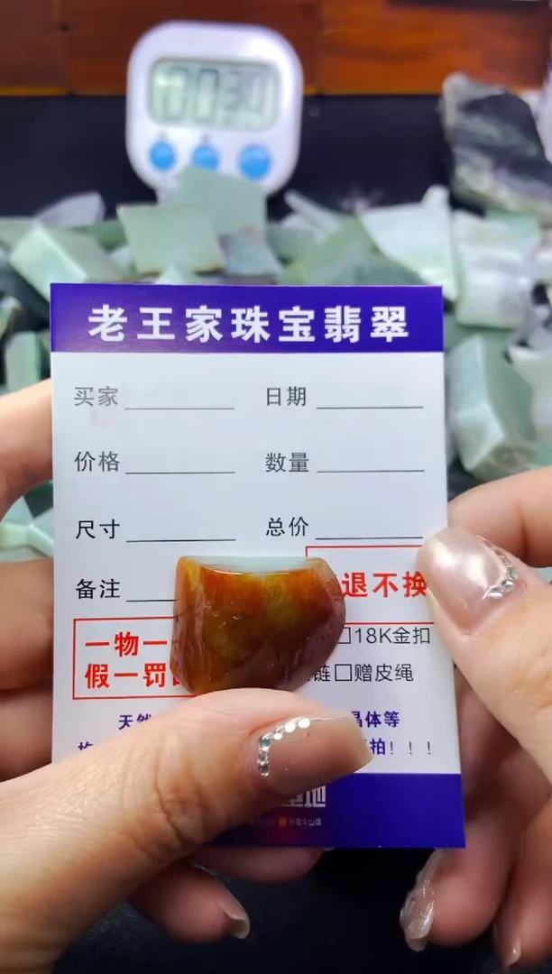 【闪购商品】翡翠颈饰未镶嵌料子