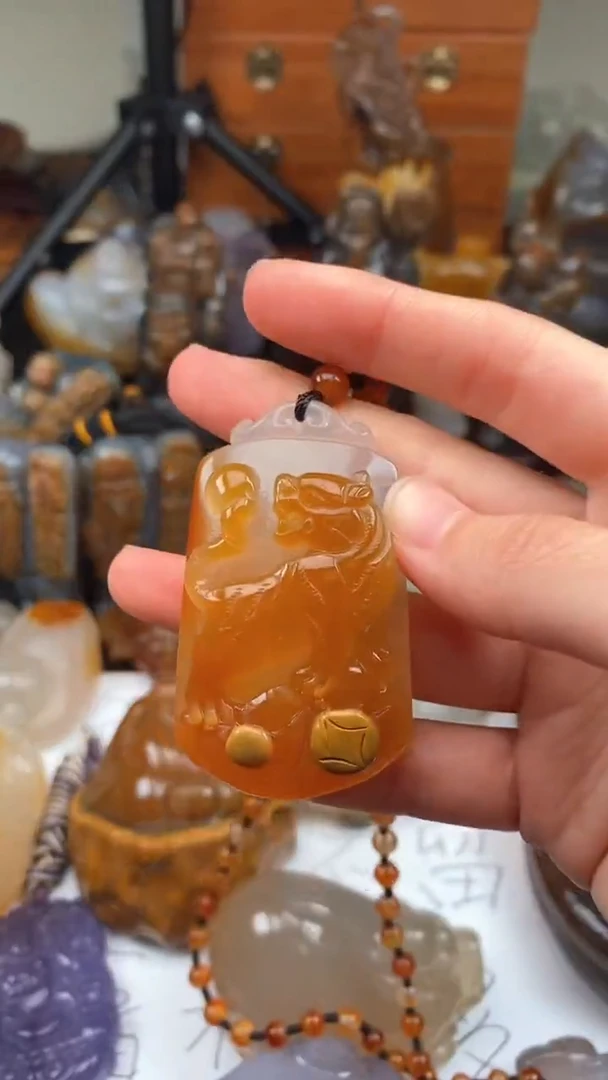 【闪购商品】玛瑙/玉髓颈饰未镶嵌AA