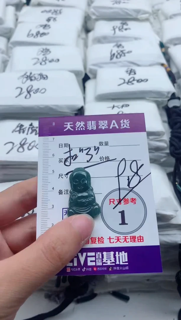 翡翠未镶嵌颈饰·············