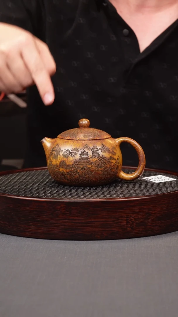 茶壶紫砂龙骨金砂柴烧西施