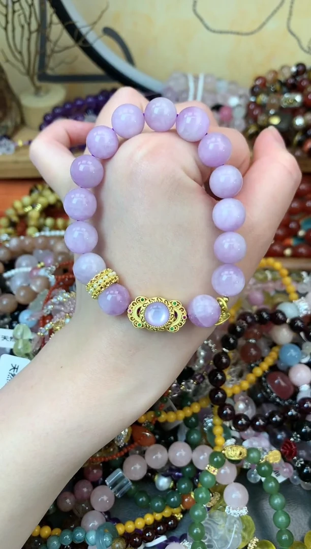 【闪购商品】锂辉石手串未镶嵌花语轩161