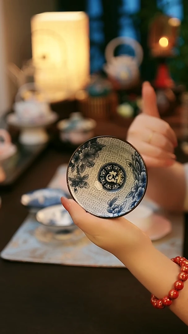 陶瓷茶具福字杯子