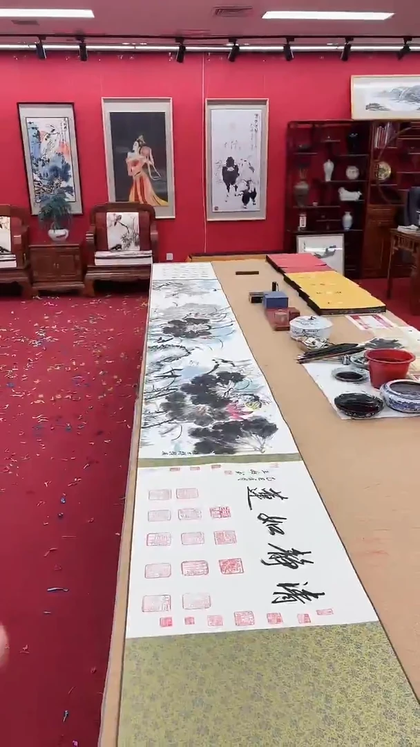 国画清静如莲
