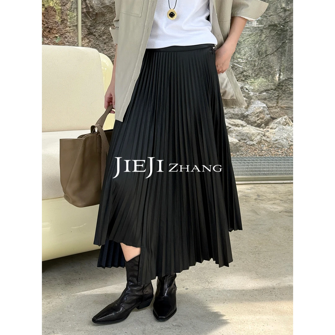 满目ManMu 【张琪专属】老钱风时尚显瘦百搭休闲半裙350144