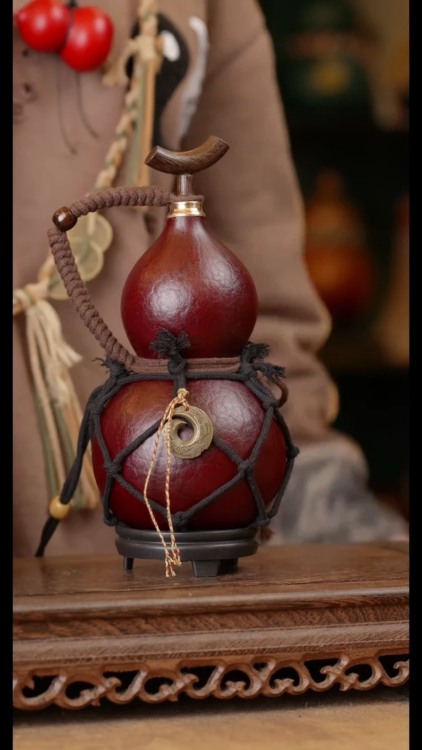 230号精品天然大漆酒葫芦一物一拍~