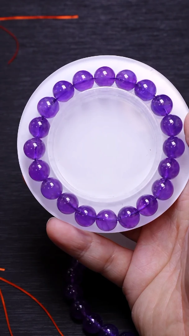 【闪购商品】水晶单圈未镶嵌Q031乌拉圭紫水晶单圈9mm