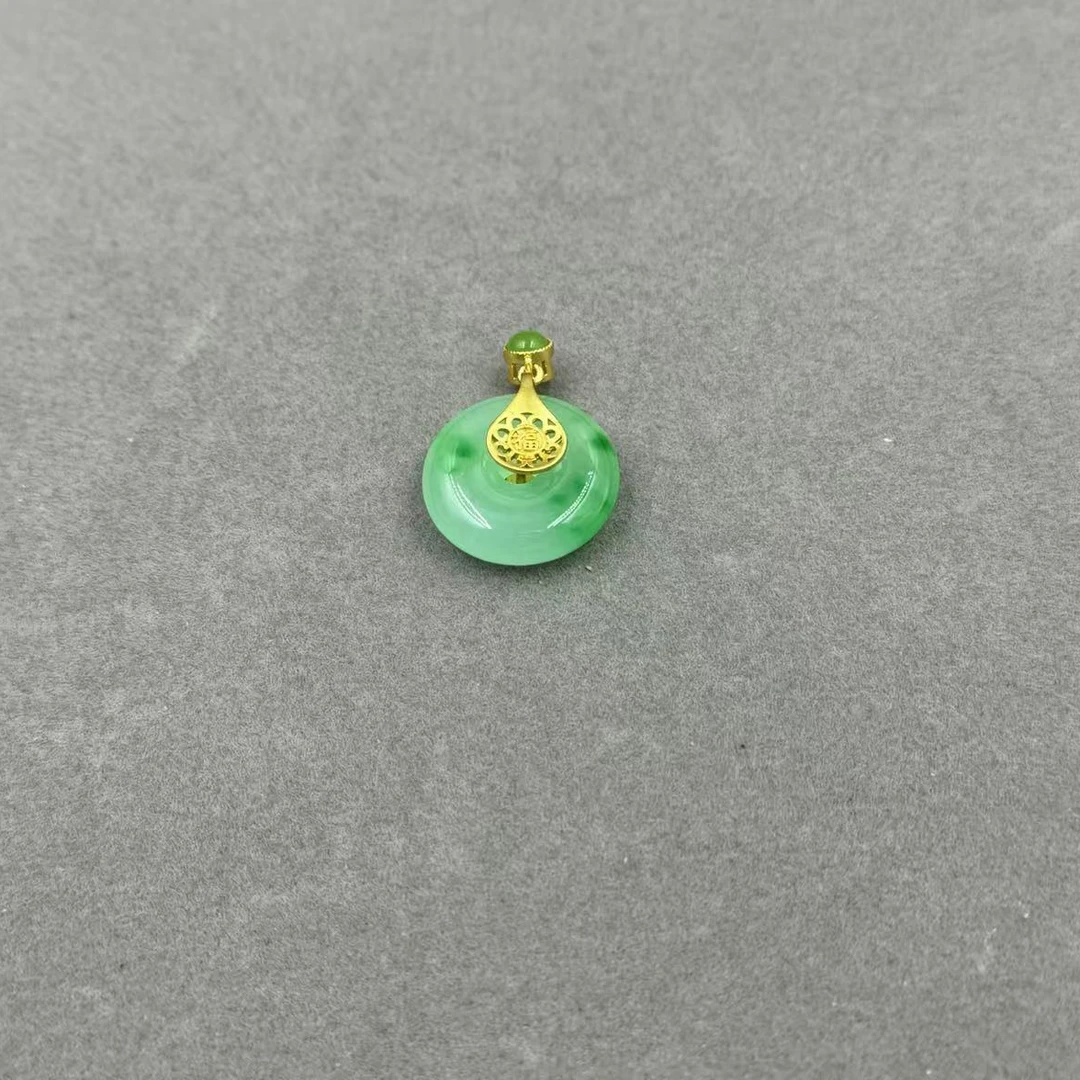 HB022 翡翠平安扣吊坠 ERBAO轻奢时尚精美高端