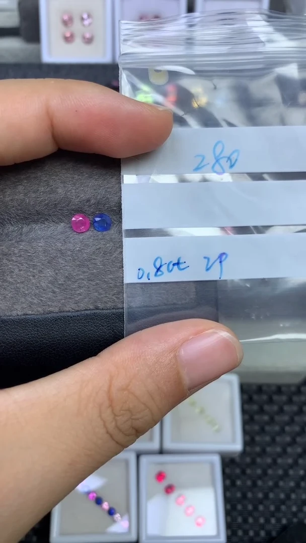 未镶嵌珠宝定制蓝宝石缅甸天然无烧蓝宝