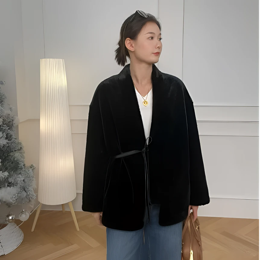 V领常规款长袖外搭