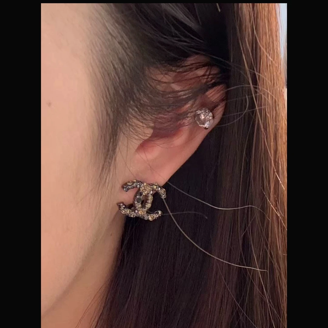 95新 Chanel/香奈儿 07A 双c耳钉 18376064