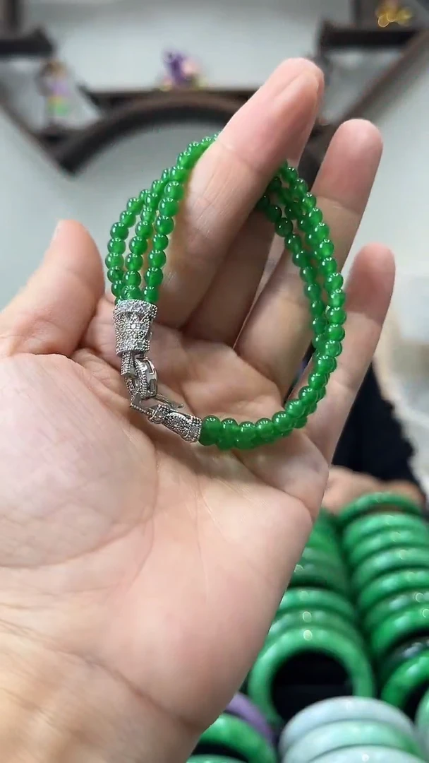 【闪购商品】翡翠手链未镶嵌闪15 手串