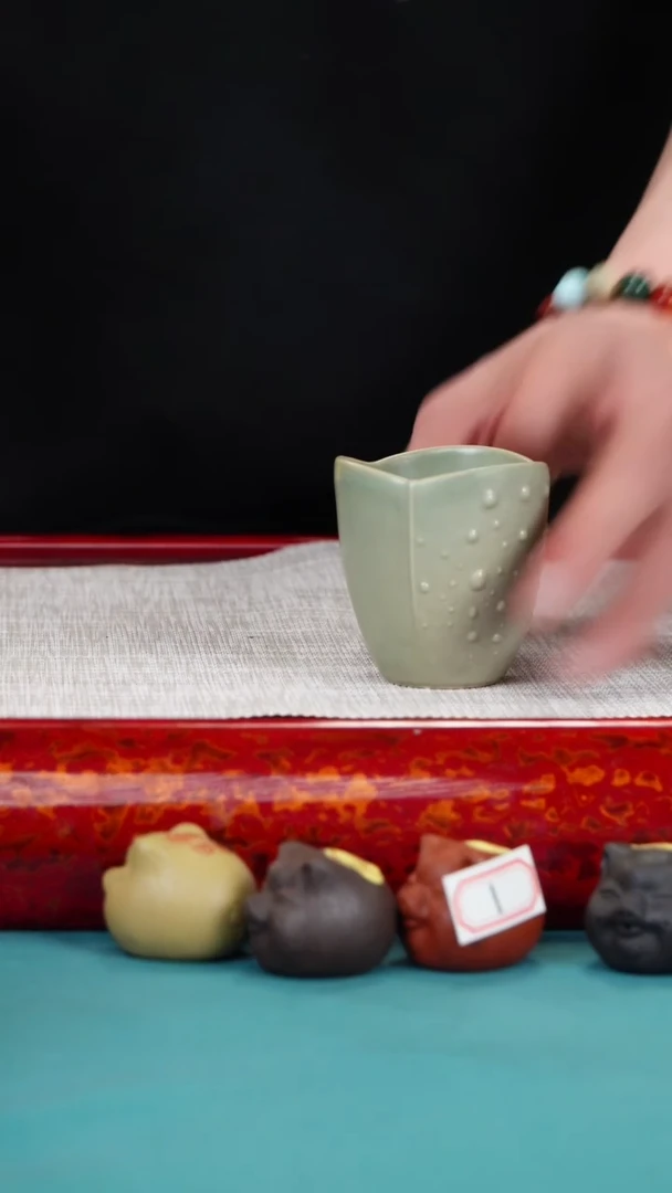 【闪购商品】紫砂茶壶51号 秘色瓷 口杯