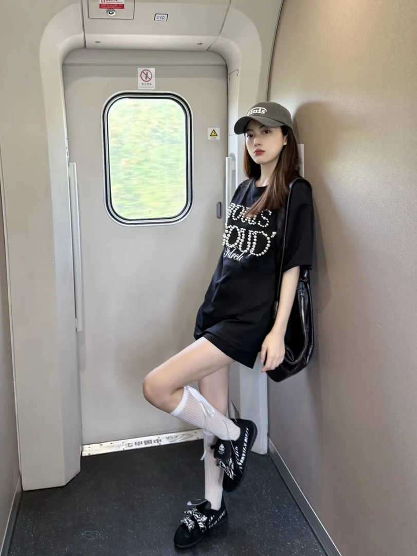 （瑕疵）国潮珍珠短袖男女同款