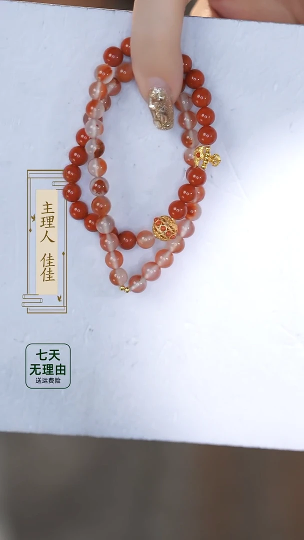 【闪购商品】南红玛瑙手链银S925镶嵌@@@@@@@@@@@@