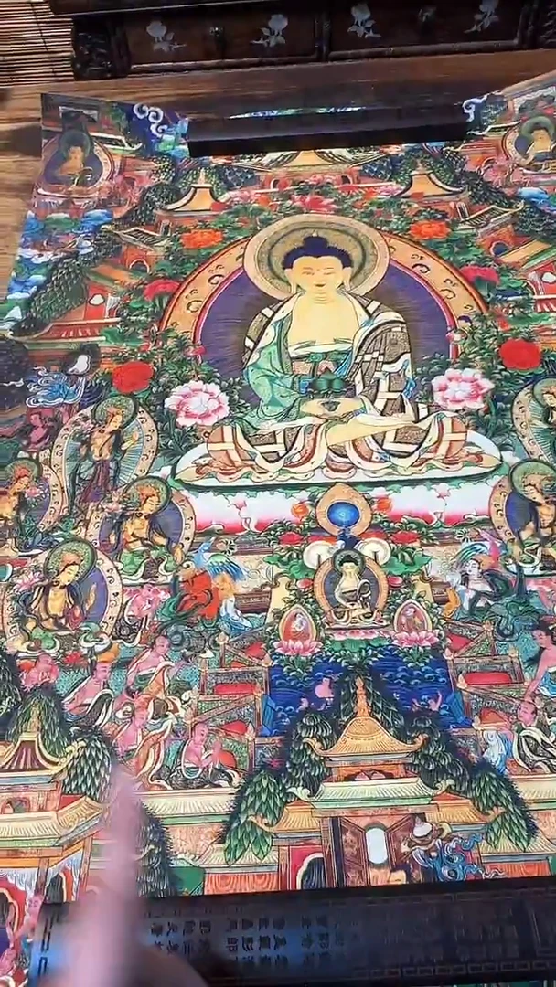 卷轴画梵古文创臻选唐卡049