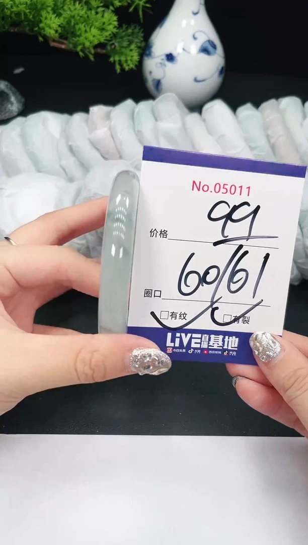 未镶嵌手镯翡翠05011
