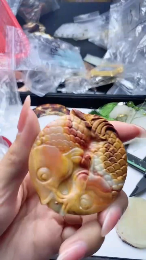 和田玉未镶嵌颈饰208