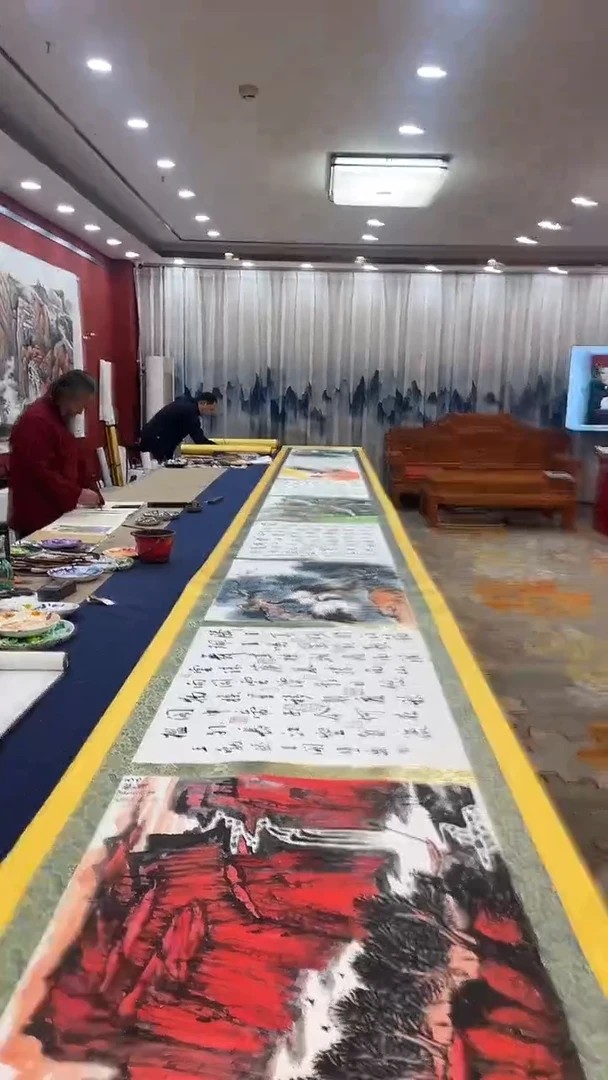 书法合作长十米宽一米