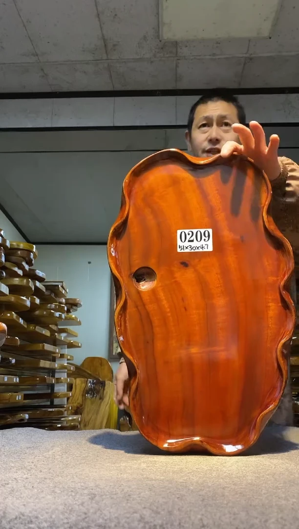 实木茶盘 一物一拍（不含配件）