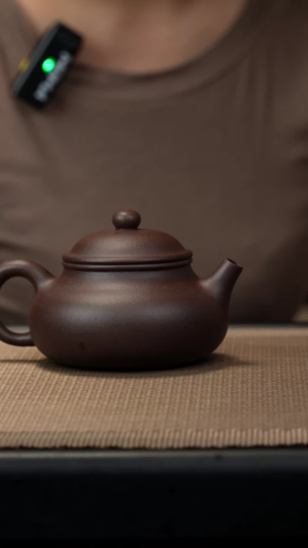 茶壶紫砂深井紫泥容天160c