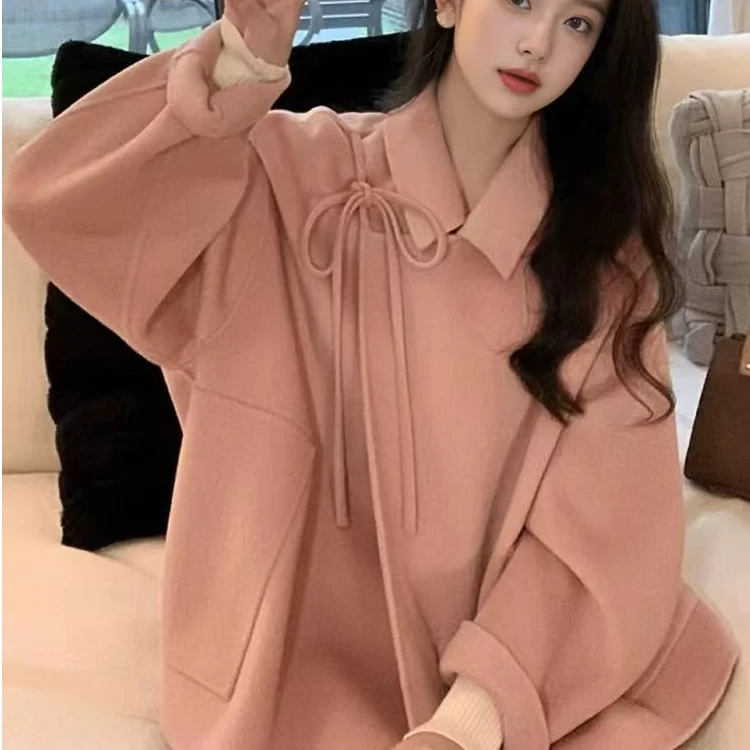 小众设计感时尚洋气毛呢外套2025秋季新款女装小个子斗篷气质上衣