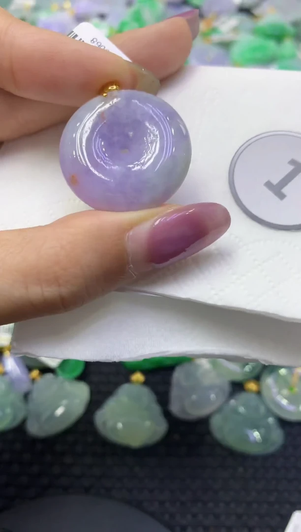 颈饰未镶嵌翡翠天然缅甸翡翠A货