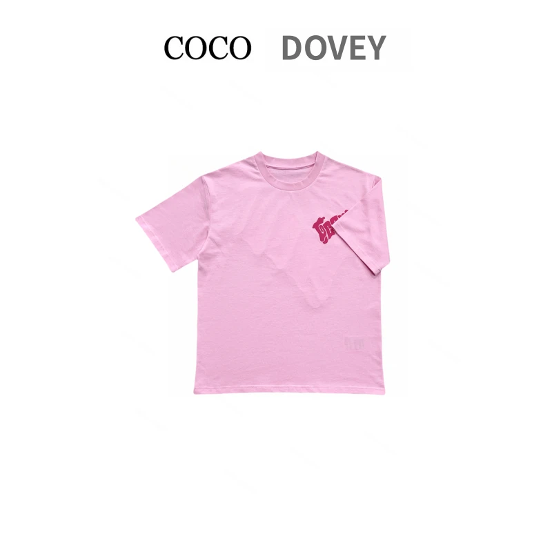 COCODOVEY【时光手账】休闲夏季街头百搭圆领短袖T恤7620