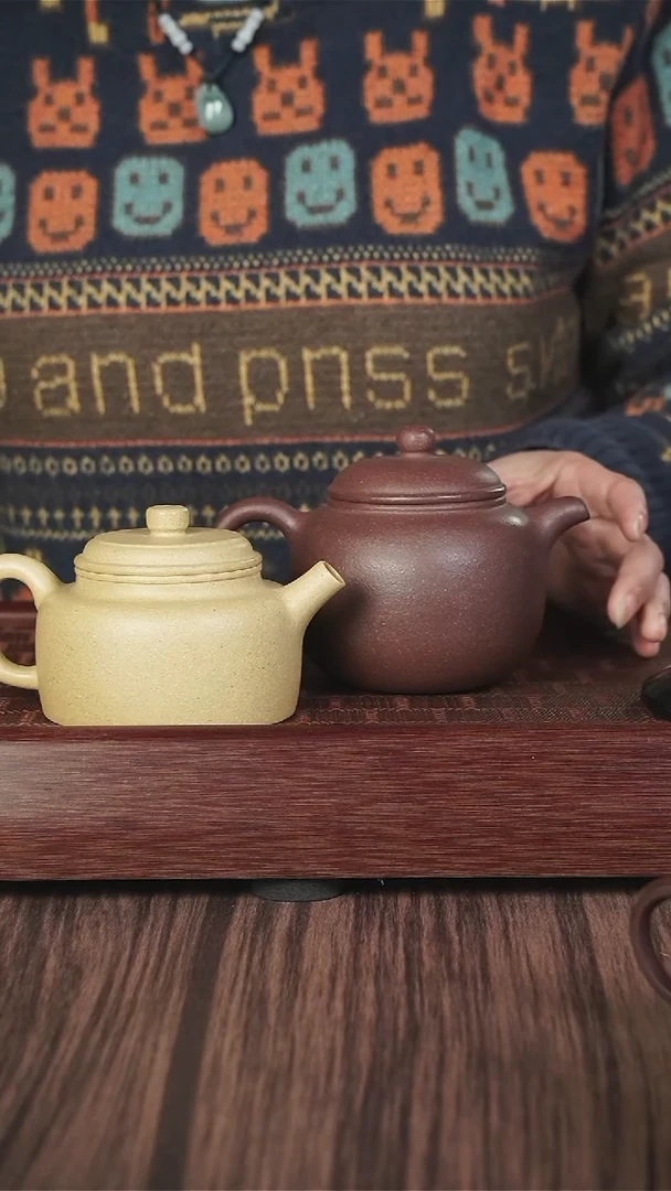 【闪购商品】紫砂茶壶本绿 德钟+千禧紫泥 匏尊