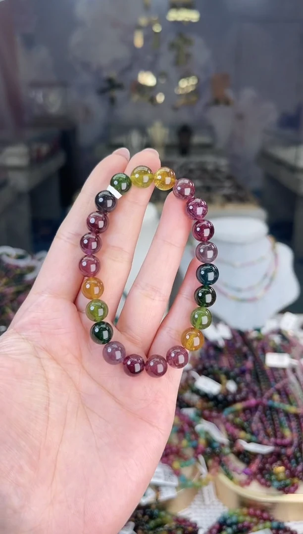 【闪购商品】碧玺/未镶嵌8mm+碧玺单圈多样性发货