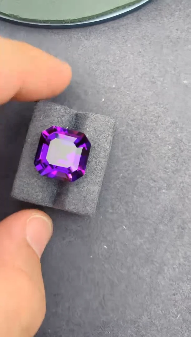 未镶嵌珠宝半成品紫晶11ct 紫水晶